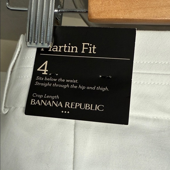Banana Republic White Ankle Pants - Picture 3 of 4